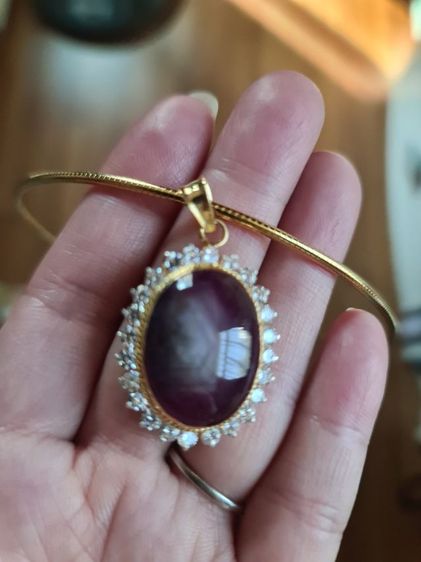 ขายแหวนเงินแท้92.5 ชุบทองคำแท้  หัวแหวนทับทิมแท้ และขายสร้อยโช้กเกอร์เงินแท้ชุบทอง และจี้ทับทิมแท้ รูปที่ 7