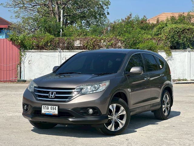 Honda CR-V 2013 2.4 EL 4WD Utility-car เบนซิน ไม่ติดแก๊ส เกียร์อัตโนมัติ น้ำตาล รูปที่ 4