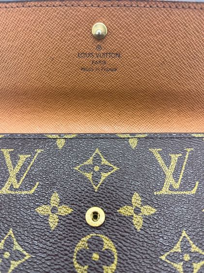 Louis Vuitton Sarah Wallet กระเป๋าสตางค์ โมโนแกรม Canvas ปี 1995 ของแท้ 💯  รูปที่ 13