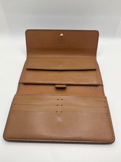 Louis Vuitton Sarah Wallet กระเป๋าสตางค์ โมโนแกรม Canvas ปี 1995 ของแท้ 💯  รูปที่ 10