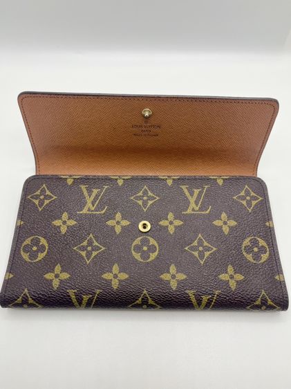 Louis Vuitton Sarah Wallet กระเป๋าสตางค์ โมโนแกรม Canvas ปี 1995 ของแท้ 💯  รูปที่ 9