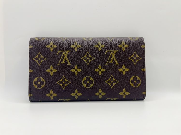 Louis Vuitton Sarah Wallet กระเป๋าสตางค์ โมโนแกรม Canvas ปี 1995 ของแท้ 💯  รูปที่ 4