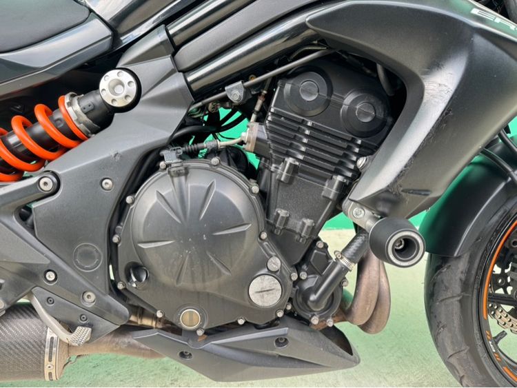 Kawasaki ER-6N สีขาวดำ ปี16จด17 เครื่อง 4 สูบ รูปที่ 6