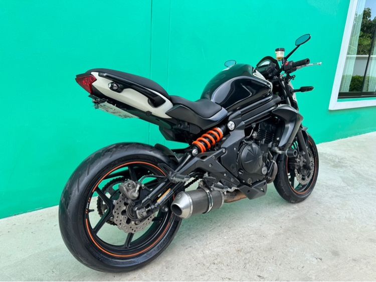 Kawasaki ER-6N สีขาวดำ ปี16จด17 เครื่อง 4 สูบ รูปที่ 3