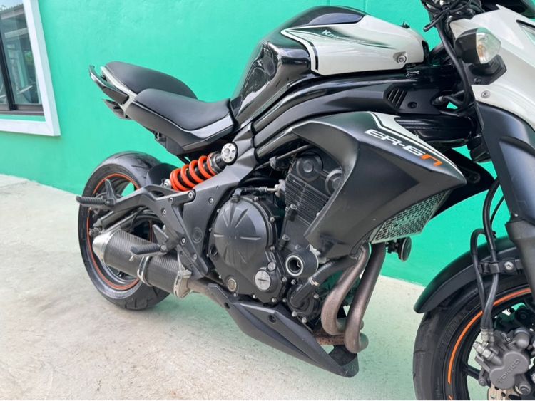Kawasaki ER-6N สีขาวดำ ปี16จด17 เครื่อง 4 สูบ รูปที่ 8