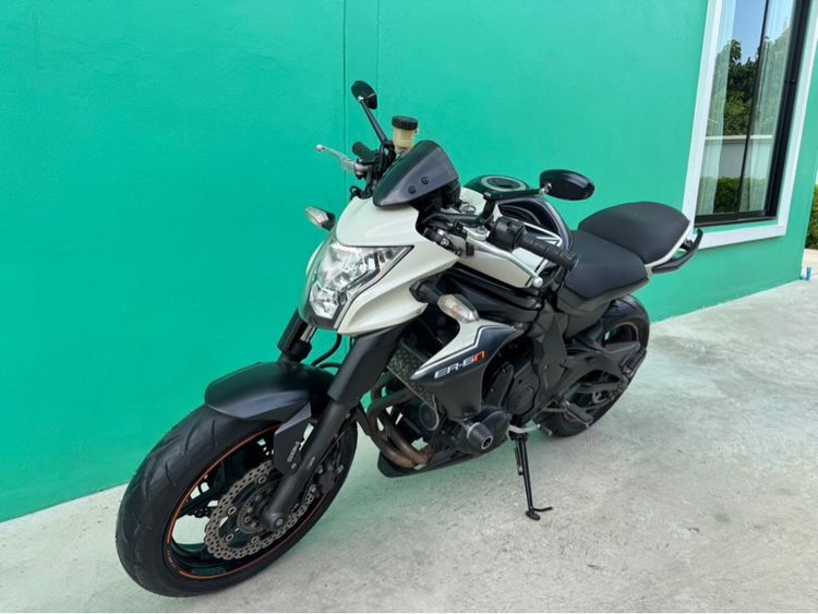 Kawasaki ER-6N สีขาวดำ ปี16จด17 เครื่อง 4 สูบ รูปที่ 18