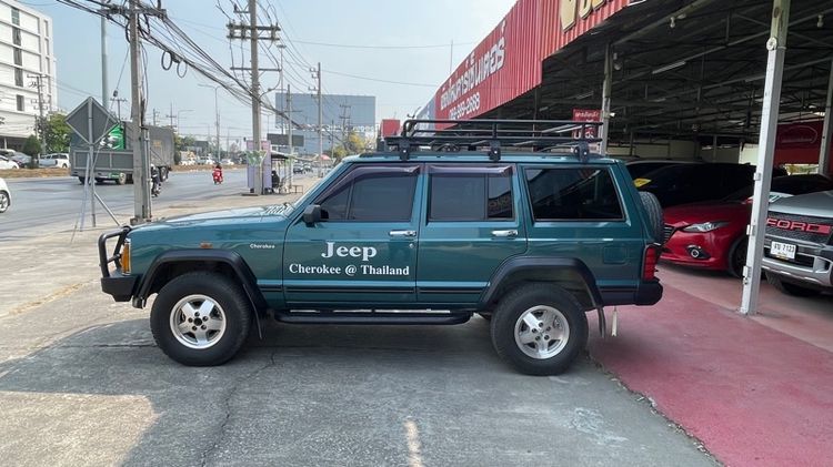 Jeep Cherokee 1997 2.4 Limited 4X4 Utility-car เบนซิน ไม่ติดแก๊ส เกียร์ธรรมดา เขียว รูปที่ 4