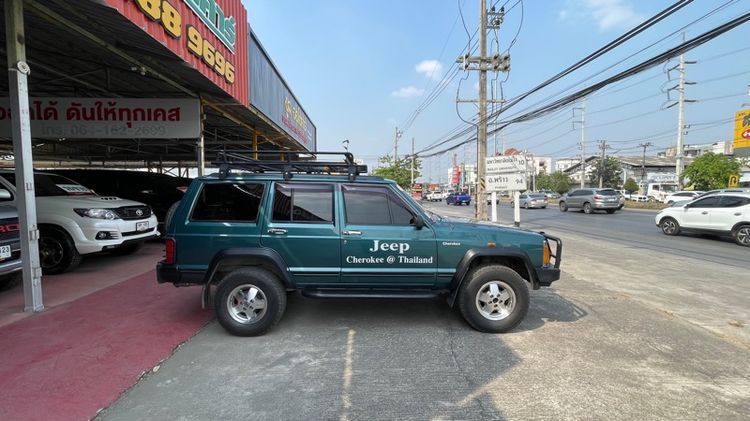 Jeep Cherokee 1997 2.4 Limited 4X4 Utility-car เบนซิน ไม่ติดแก๊ส เกียร์ธรรมดา เขียว รูปที่ 3