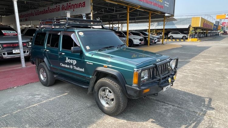 Jeep Cherokee 1997 2.4 Limited 4X4 Utility-car เบนซิน ไม่ติดแก๊ส เกียร์ธรรมดา เขียว รูปที่ 2