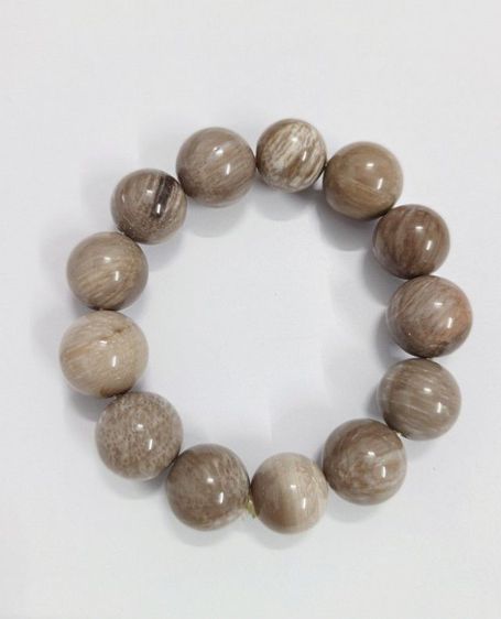 สร้อยข้อมือไม้กลายเป็นหิน รูปที่ 4