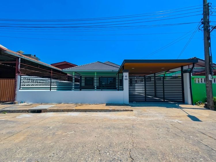 ขายบ้านเดี่ยว 1 ชั้น 4 นอน 2น้ำ รีโนเวทใหม่ ทำเลสุวินทวงศ์ 35  สุขใจวิลเลจ  พร้อมเข้าอยู่ได้ทันที