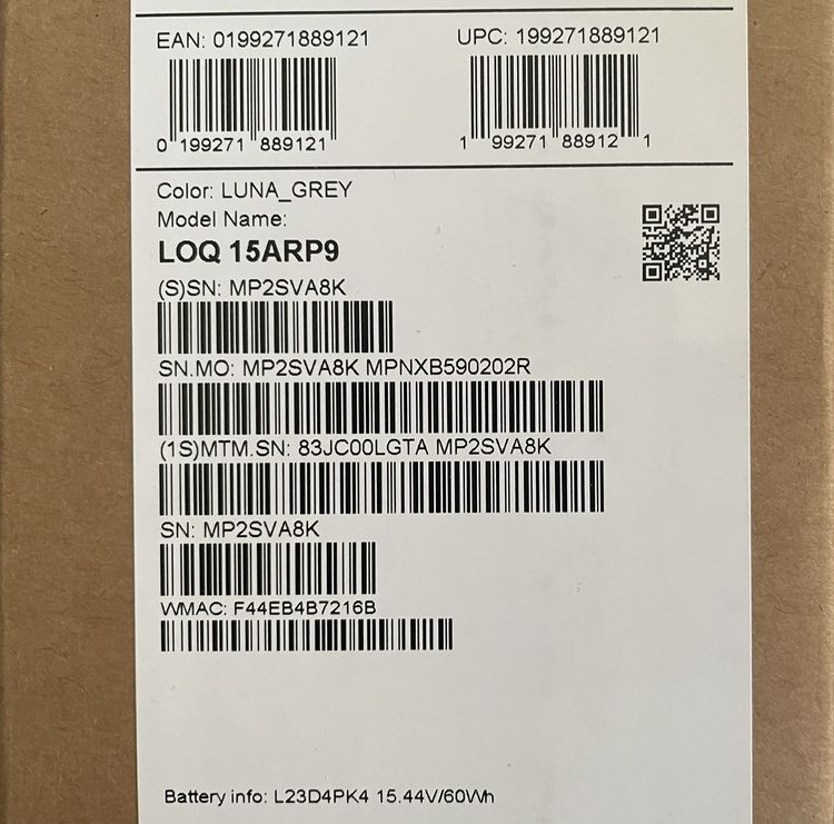 Lenovo LOQ 15ARP9 รูปที่ 7