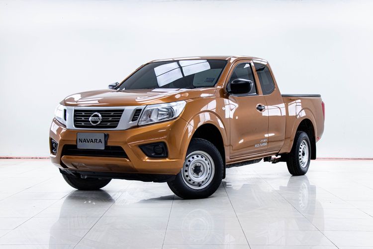 Nissan Navara 2020 2.5 S King Cab Pickup เบนซิน เกียร์ธรรมดา ส้ม รูปที่ 4