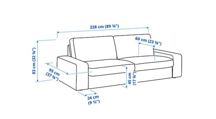 โซฟา อิเกีย 2 ที่นั่ง KIVIK รูปที่ 7