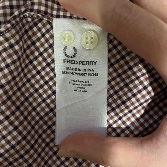 เสื้อเชิ้ต Fred Perry รูปที่ 7