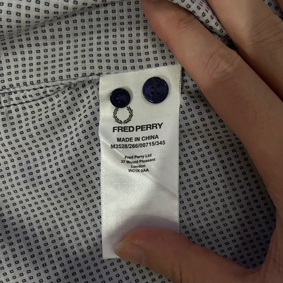 เสื้อเชิ้ต Fred Perry รูปที่ 9
