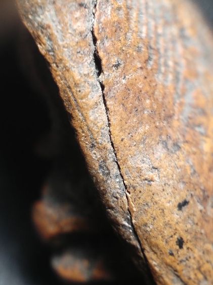 พระรอดลำพูนพิมพ์ใหญ่เนื้อแดงครับมีรานหลังนิดนึง รูปที่ 15