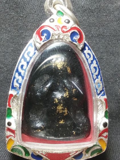 ❌ปิดครับ❌พระปิดตาลงรักแห้งเก่าไม่ทราบสำนักครับ รูปที่ 2