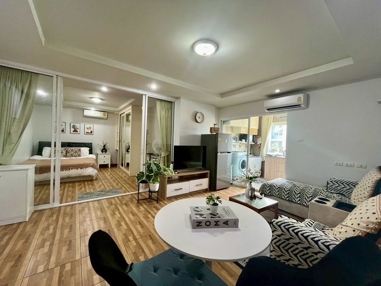 ไม่อนุญาต ตกแต่งครบ ให้เช่า Happy Condo Ratchada 18 รูปที่ 4