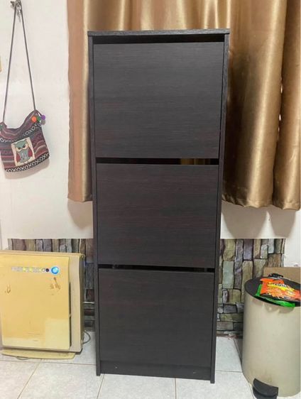 ตู้ไม้ชั้นวางรองเท้า