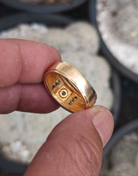 แหวนทองคำแท้​ 18k​ พร้อมเพชรแท้​ คำนวนกันดูครับ​ ราคาแบ่งปันถูกที่สุดในตลาดครับ รูปที่ 8