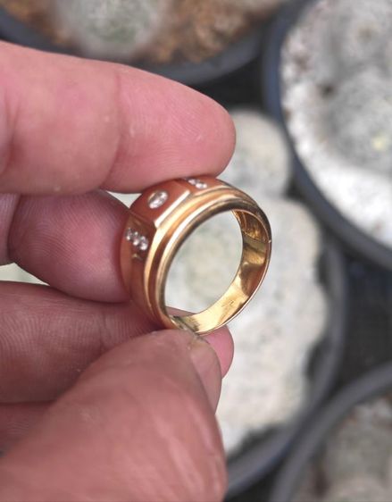 แหวนทองคำแท้​ 18k​ พร้อมเพชรแท้​ คำนวนกันดูครับ​ ราคาแบ่งปันถูกที่สุดในตลาดครับ รูปที่ 9