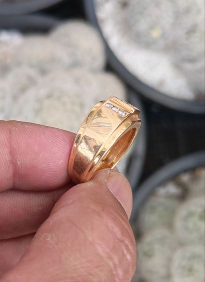 แหวนทองคำแท้​ 18k​ พร้อมเพชรแท้​ คำนวนกันดูครับ​ ราคาแบ่งปันถูกที่สุดในตลาดครับ รูปที่ 6