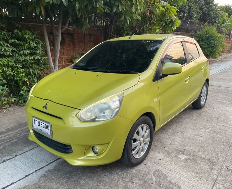 Mitsubishi Mirage 2012 1.2 GLS Sedan เบนซิน ไม่ติดแก๊ส เกียร์อัตโนมัติ เหลือง รูปที่ 3