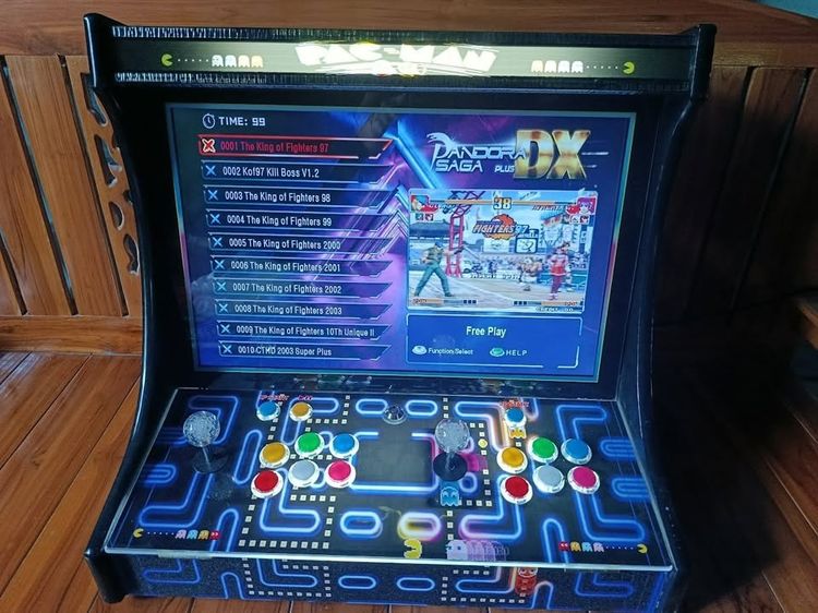 ตู้เกมหยอดเหรียญจอ22นิ้ว รวมเกมตู้ยุค80-90เพียบ