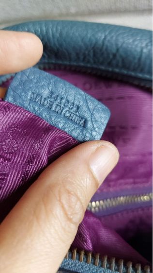 กระเป๋า Loewe ทรงหมอน ของแท้ สีฟ้าควันบุหรี่  รูปที่ 10