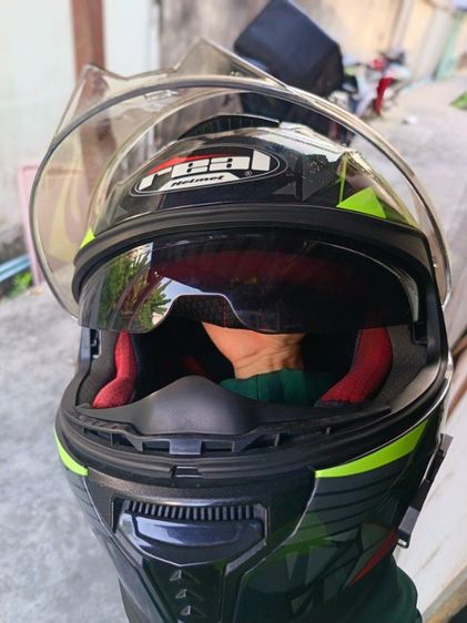 ขายหมวกกันน็อคเต็มใบมือสอง size l รูปที่ 3