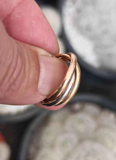 แหวน​ Cartier​ trinity​ ทองคำแท้​ 18k​ แบ่งปันราคาดีที่สุดในตลาดครับ รูปที่ 4