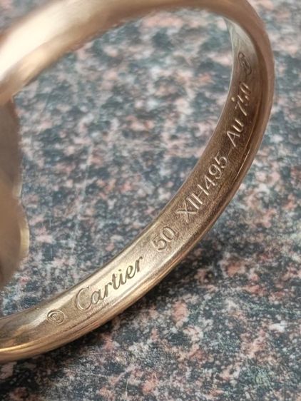 แหวน​ Cartier​ trinity​ ทองคำแท้​ 18k​ แบ่งปันราคาดีที่สุดในตลาดครับ รูปที่ 7