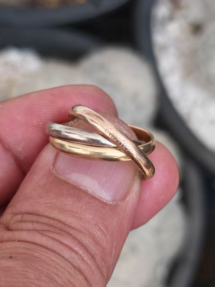 แหวน​ Cartier​ trinity​ ทองคำแท้​ 18k​ แบ่งปันราคาดีที่สุดในตลาดครับ รูปที่ 3
