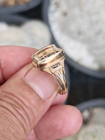 แหวนรุ่นทองคำแท้​ 10k​ USA​ ปี​ 1965 สภาพนี้หายากมาก​ แบ่งปันกันครับ รูปที่ 4