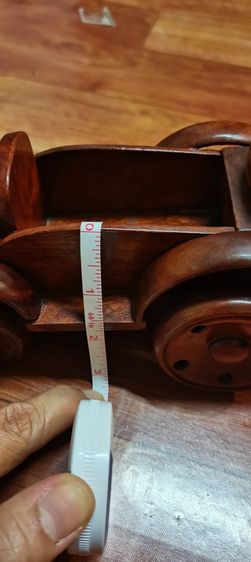 โมเดลไม้แกะรถโบราณ เข็ญเล้อเลียน​ได้ รูปที่ 7