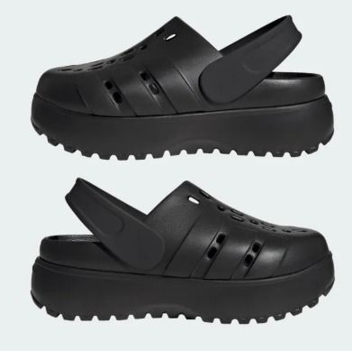 ADIDAS Adilette Platform Clog รองเท้าแตะผู้หญิง สีดำ JP9577 รูปที่ 4