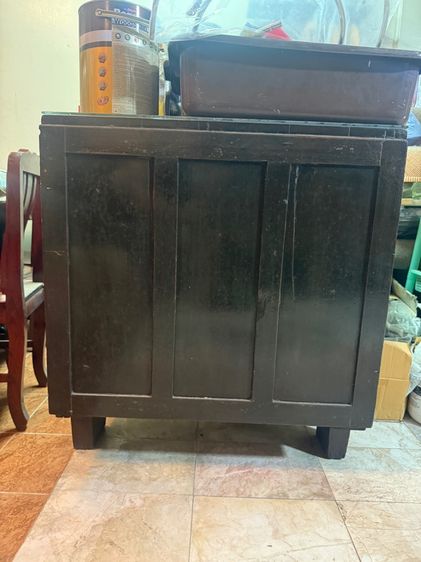 โต๊ะไม้สักโบราณ กว้าง 1.20เมตร รูปที่ 3