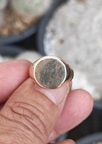 แหวนทองคำแท้​ 9k​ England​ หายากมาก​ แบ่งปันชนหลอมครับ รูปที่ 3