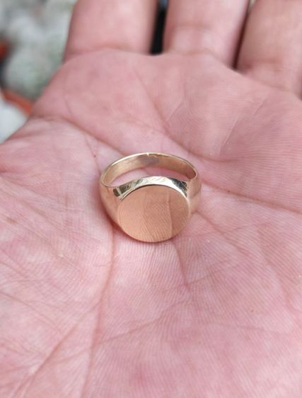 แหวนทองคำแท้​ 9k​ England​ หายากมาก​ แบ่งปันชนหลอมครับ