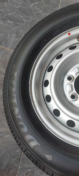 ล้อกระทะอีซูซุ ขอบ15 กว้าง6.5 พร้อมยางดันลอป 205 70 15  ปี24 ยางสวยทุกเส้นใส่ isuzu ตัวเตี้ยได้ทุกรุ่น6400 รูปที่ 10