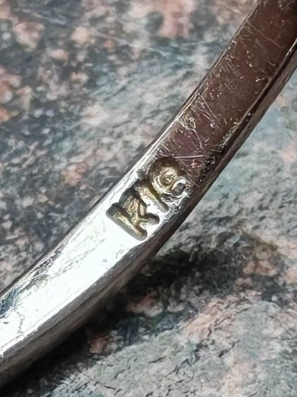 แหวนทองคำแท้​ 18k​ White​ Gold เพชรแท้​ 1​ เม็ด​ แบ่งปันพี่สาว​ถูกๆครับ รูปที่ 6