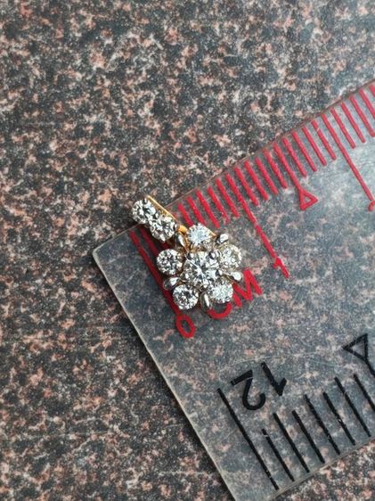 จี้ทองคำแท้​ 18k​ เพชรแท้​ สวยมาก​ ราคาน่ารักครับ รูปที่ 7