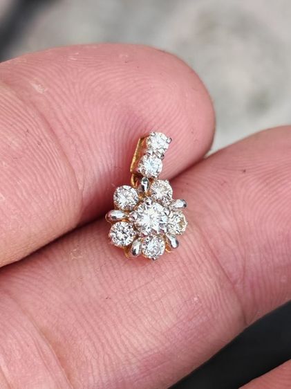 จี้ทองคำแท้​ 18k​ เพชรแท้​ สวยมาก​ ราคาน่ารักครับ รูปที่ 3