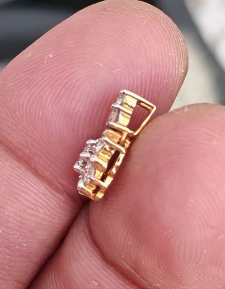 จี้ทองคำแท้​ 18k​ เพชรแท้​ สวยมาก​ ราคาน่ารักครับ รูปที่ 5