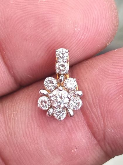 จี้ทองคำแท้​ 18k​ เพชรแท้​ สวยมาก​ ราคาน่ารักครับ รูปที่ 4