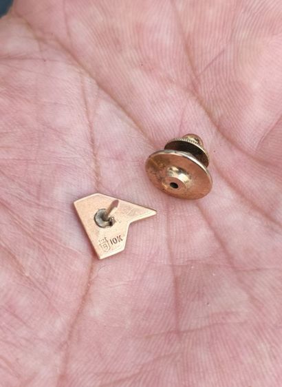 หมุดทองคำแท้​ 10k​ งานนอก​ แบ่งปันถูกที่สุดครับ รูปที่ 4