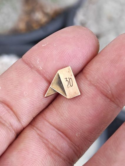 หมุดทองคำแท้​ 10k​ งานนอก​ แบ่งปันถูกที่สุดครับ รูปที่ 2