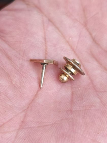 หมุดทองคำแท้​ 10k​ งานนอก​ แบ่งปันถูกที่สุดครับ รูปที่ 5