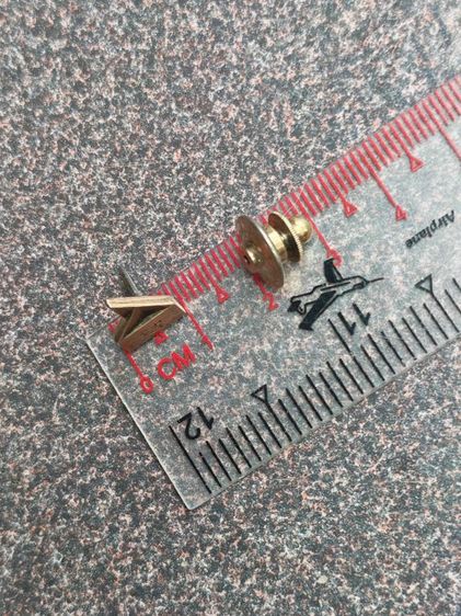 หมุดทองคำแท้​ 10k​ งานนอก​ แบ่งปันถูกที่สุดครับ รูปที่ 6